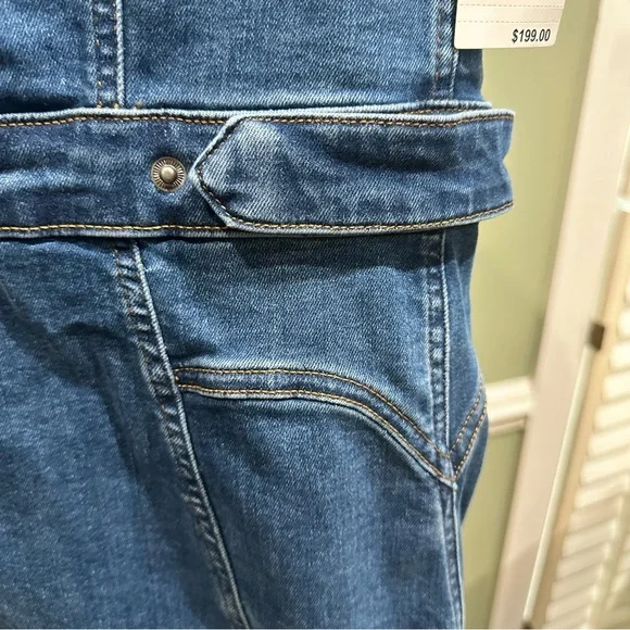 Good American Strapless Denim Midi Dress – Size L - Picture 6 of 15